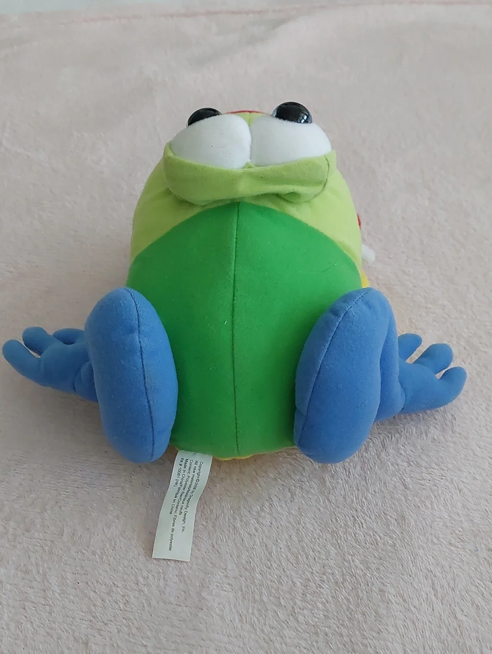 MONDAY the BULLFROG: A Huggable Puppet Book About the Days of the Week NWOT